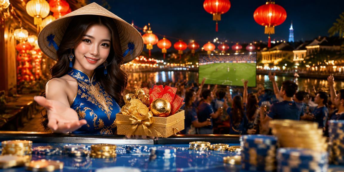 Phong bì đỏ may mắn và nón lá biểu tượng tiền thưởng dịp đặc biệt tại Huế