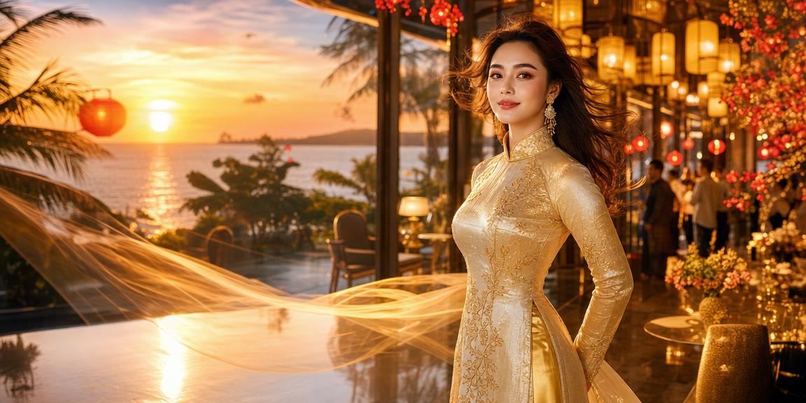 Phụ nữ áo dài Sài Gòn tham gia trò chơi bài truyền thống tại sòng bạc